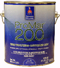 ProMar 200 Interior Latex EgShell Low VOC  3.8 л. Экстра-Белая