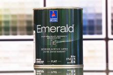 Краска Sherwin-Williams Emerald Flat LOW VOC  Экстра-Белая 3,8 л
